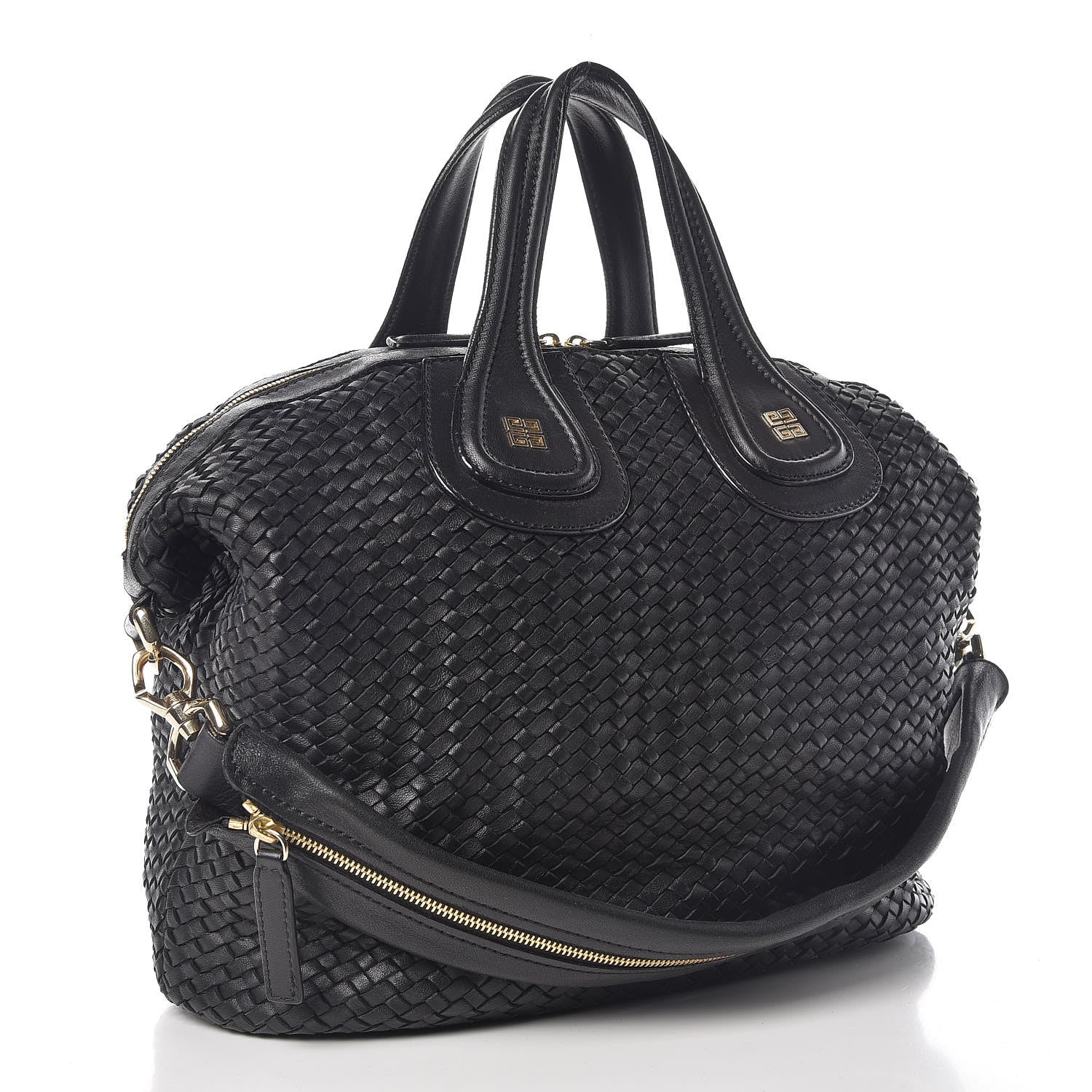 Givenchy Lambskin Woven Medium Nightingale Black 4 of 12
