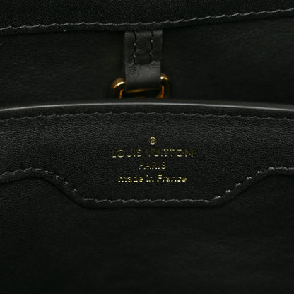 Louis Vuitton Lambskin Quilted Flower Capucines PM Black 7 of 9