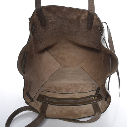 Celine Soft Grained Calfskin Small Belt Cabas Phantom Taupe 5 of 15