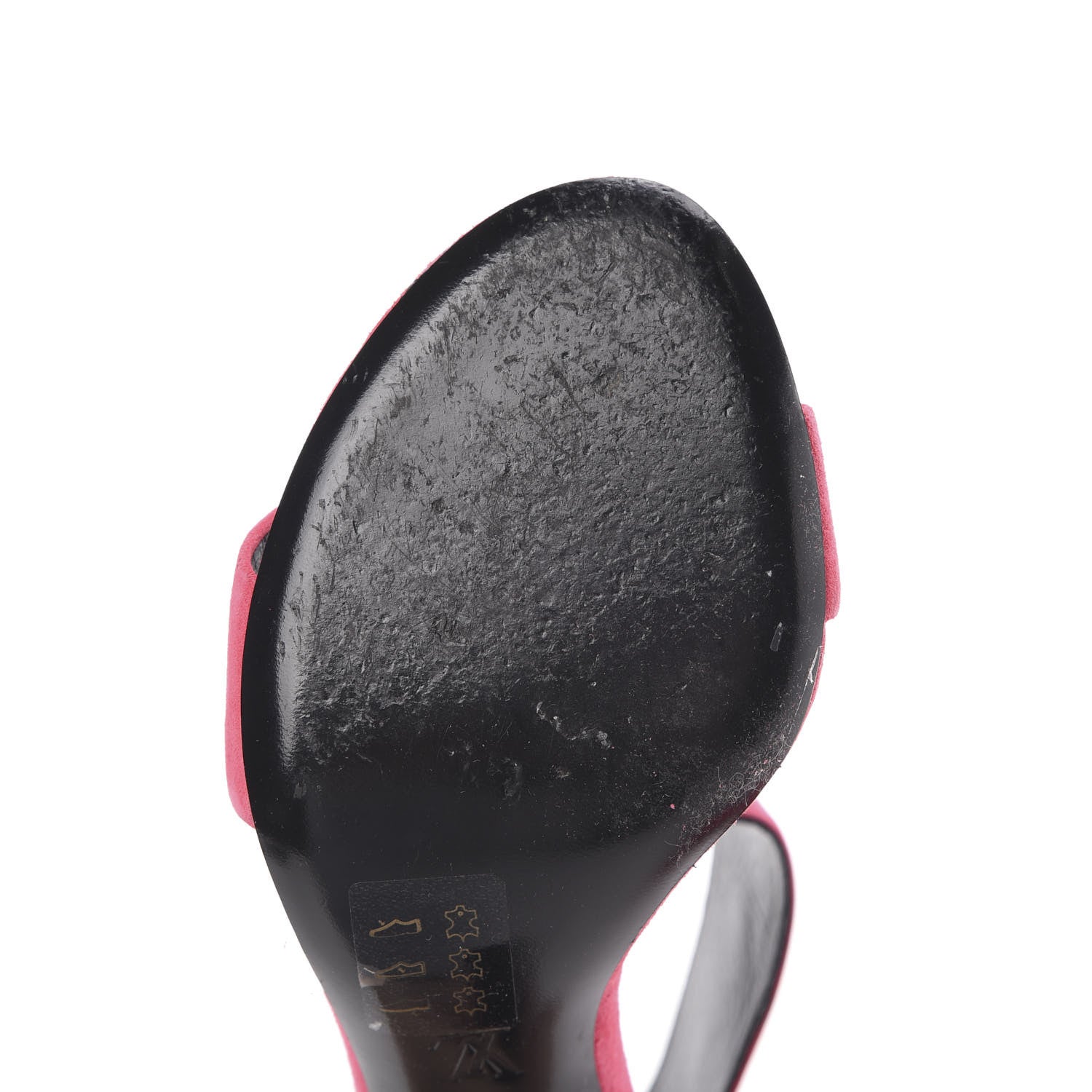 Louis Vuitton Suede Twist Sandals 37 Fuchsia 9 of 13