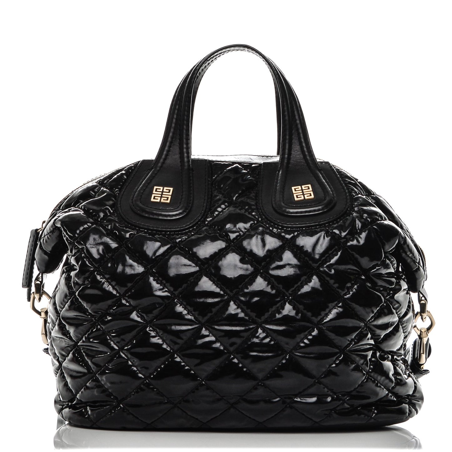 Patent Quilted Medium Nightingale Black