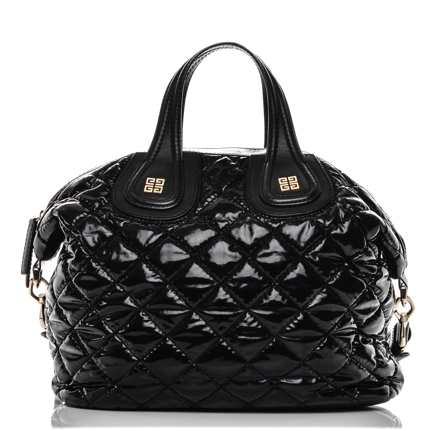 Givenchy Patent Quilted Medium Nightingale Black 1 of 7