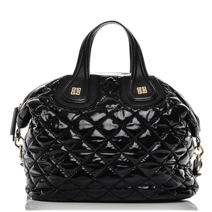 Givenchy Patent Quilted Medium Nightingale Black 1 of 7
