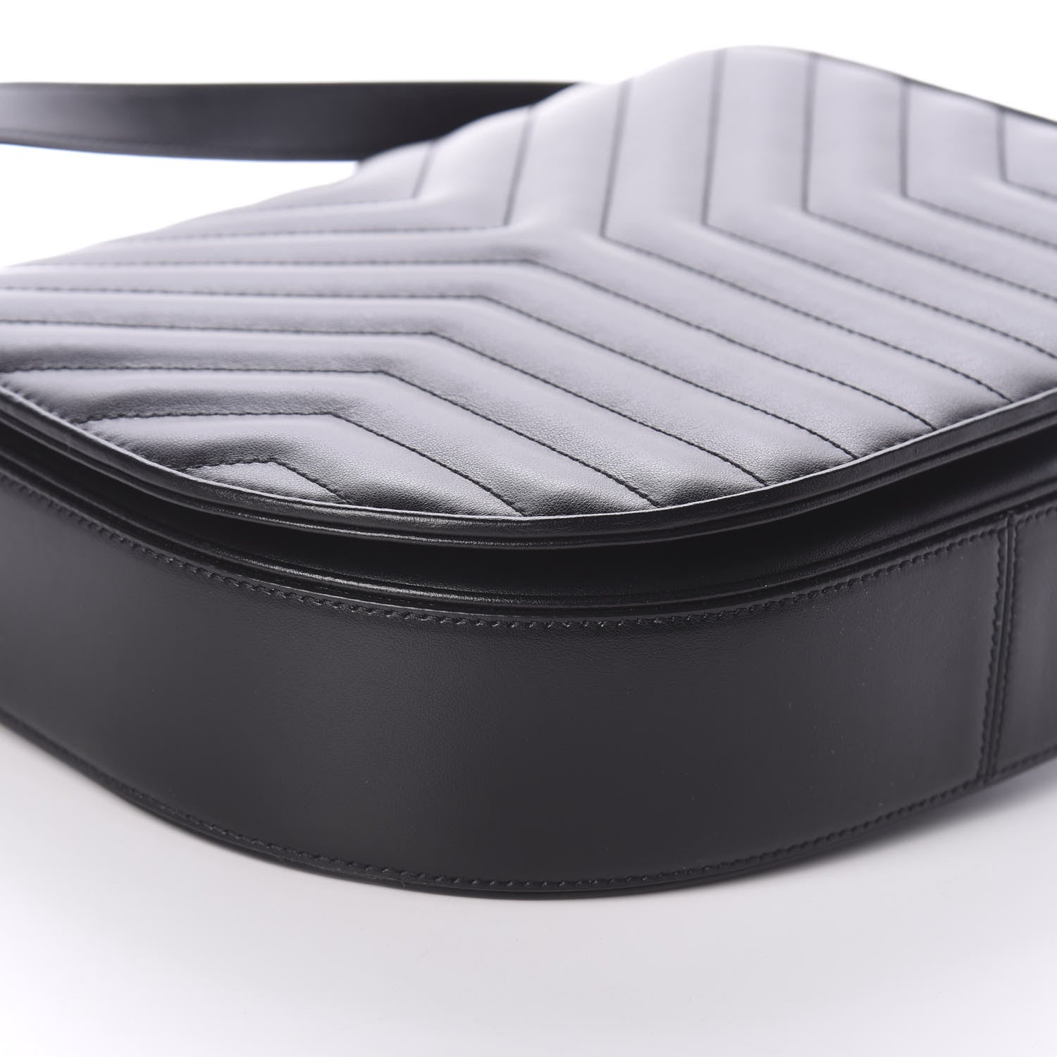 Saint Laurent Calfskin Quilted Y Joan Satchel Black 8 of 9