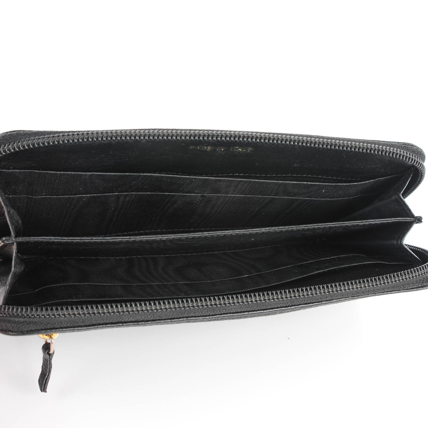Chanel Caviar Large Timeless CC Zip Around Wallet Black 5 of 8