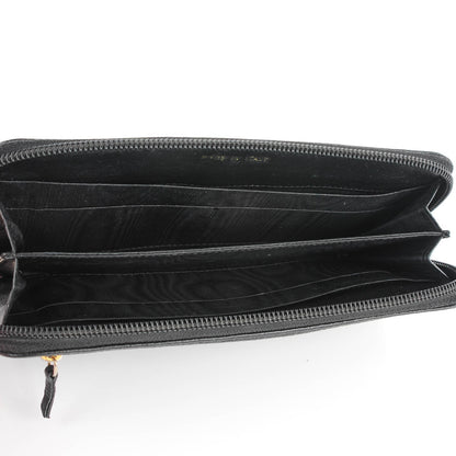 Chanel Caviar Large Timeless CC Zip Around Wallet Black 5 of 8