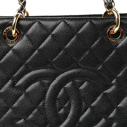 Chanel Caviar Quilted Grand Shopping Tote GST Black 10 of 10
