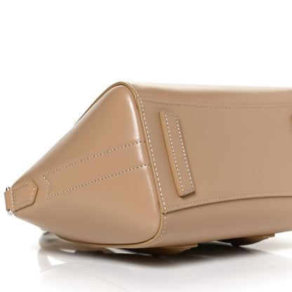 Givenchy Box Calfskin Mini Lock Antigona Shoulder Bag Beige Cappuccino 9 of 10