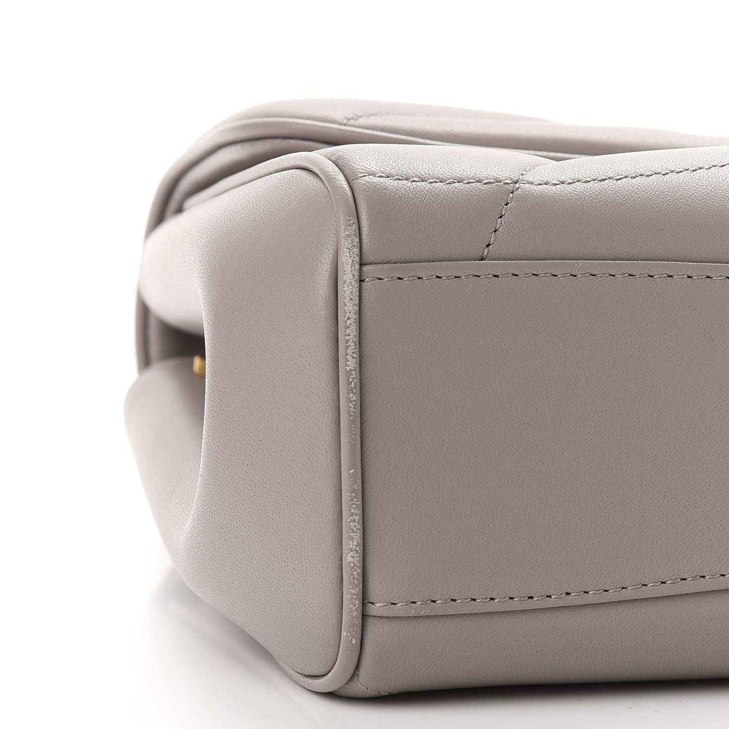 Dolce & Gabbana Nappa Quilted Large Devotion Bag Grey 7 of 9