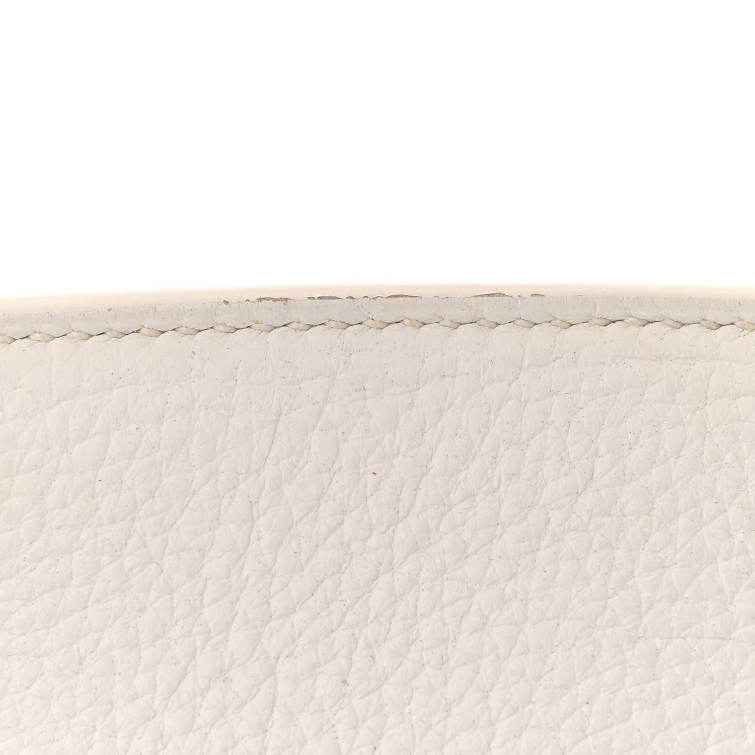 Hermes Taurillon Clemence Birkin 35 White 13 of 14