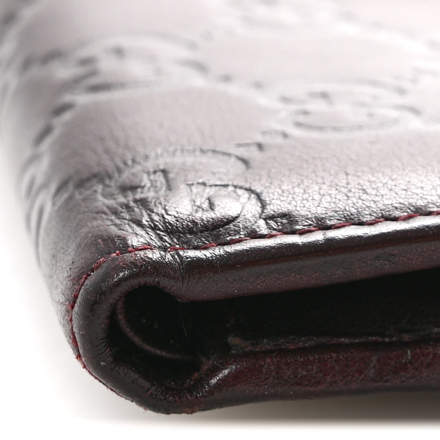 Gucci Guccissima Lovely Heart French Flap Wallet Brown 10 of 12