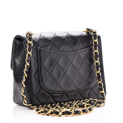 Chanel Lambskin Quilted Mini Square Flap Black 3 of 8