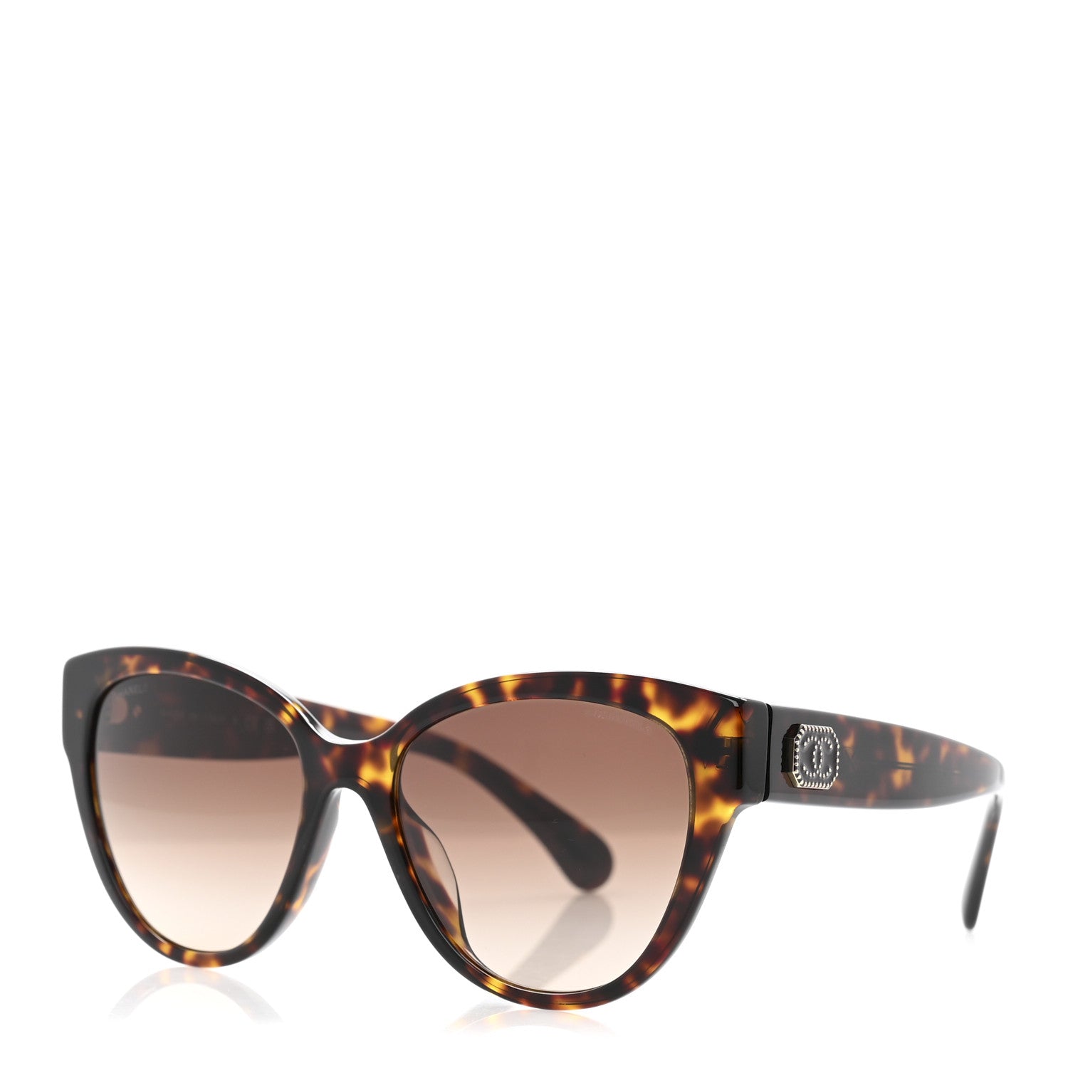 Chanel Acetate Enamel Sunglasses 5477-A Tortoise 1 of 9
