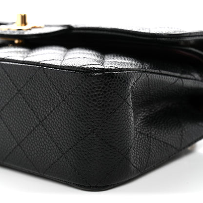 Chanel Caviar Quilted Small Double Flap Black 10 of 11