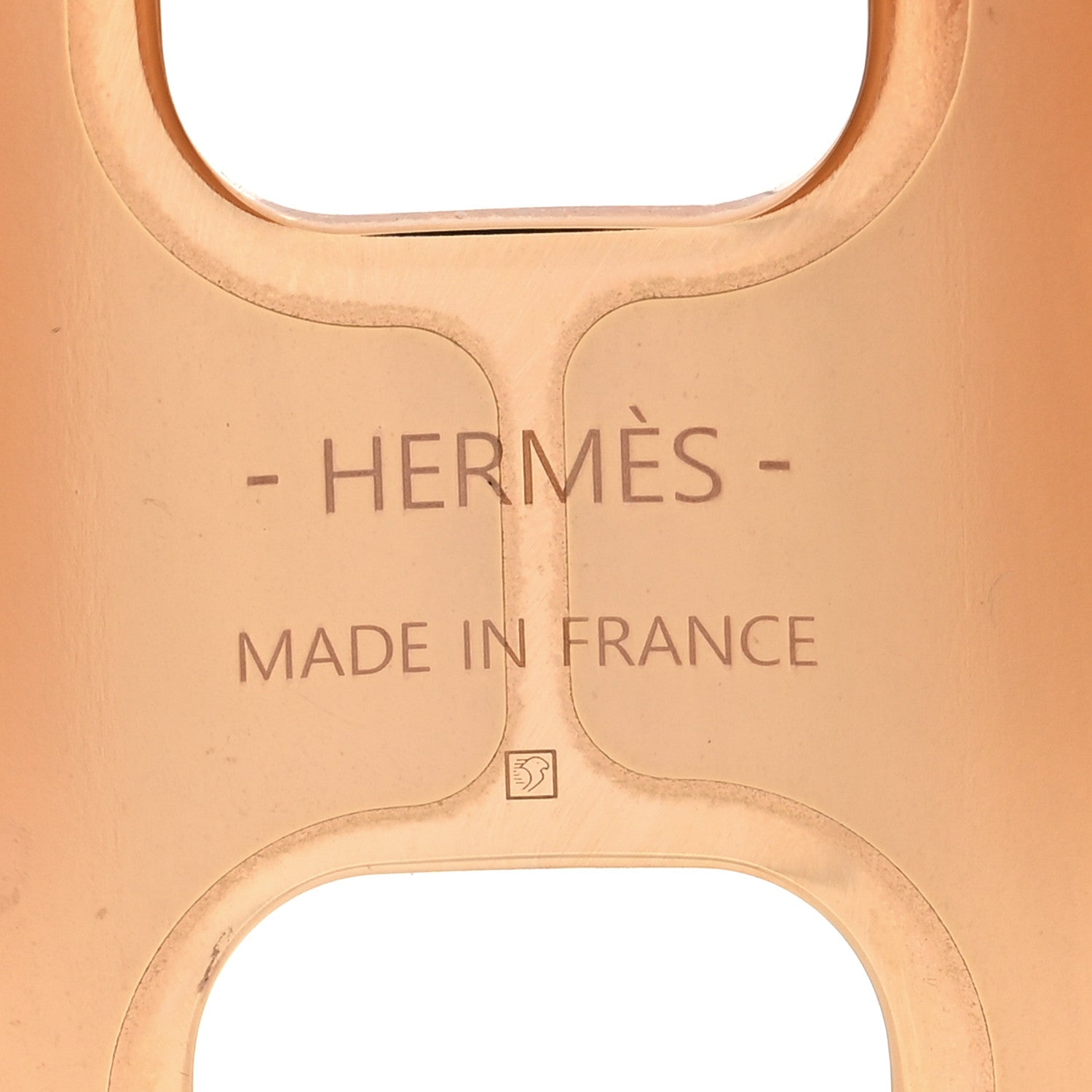 Hermes Lizard Olympe Cuff Bracelet Ficelle 4 of 5