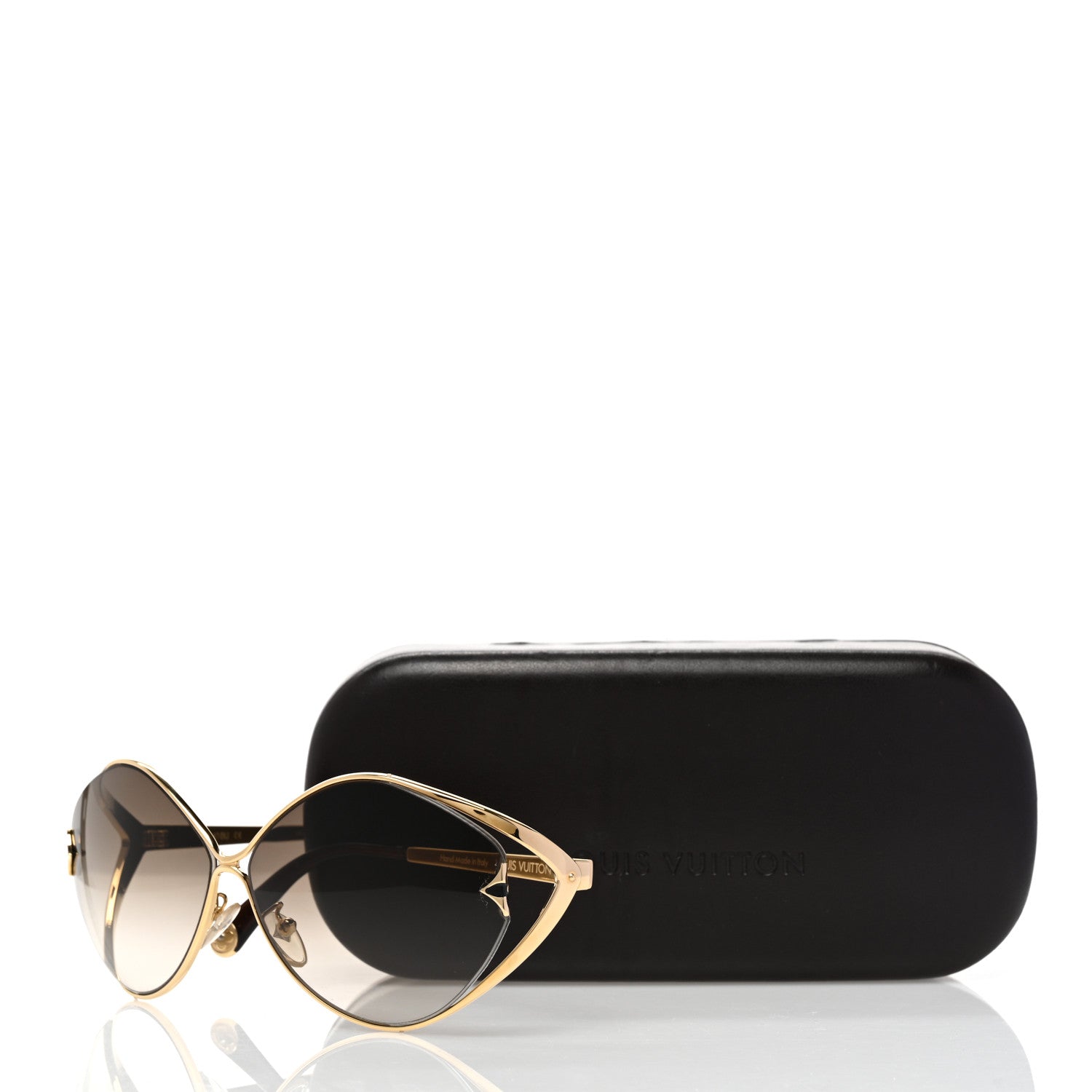 Louis Vuitton Metal Laurel Sunglasses Z0410U Brown Glitter 7 of 7