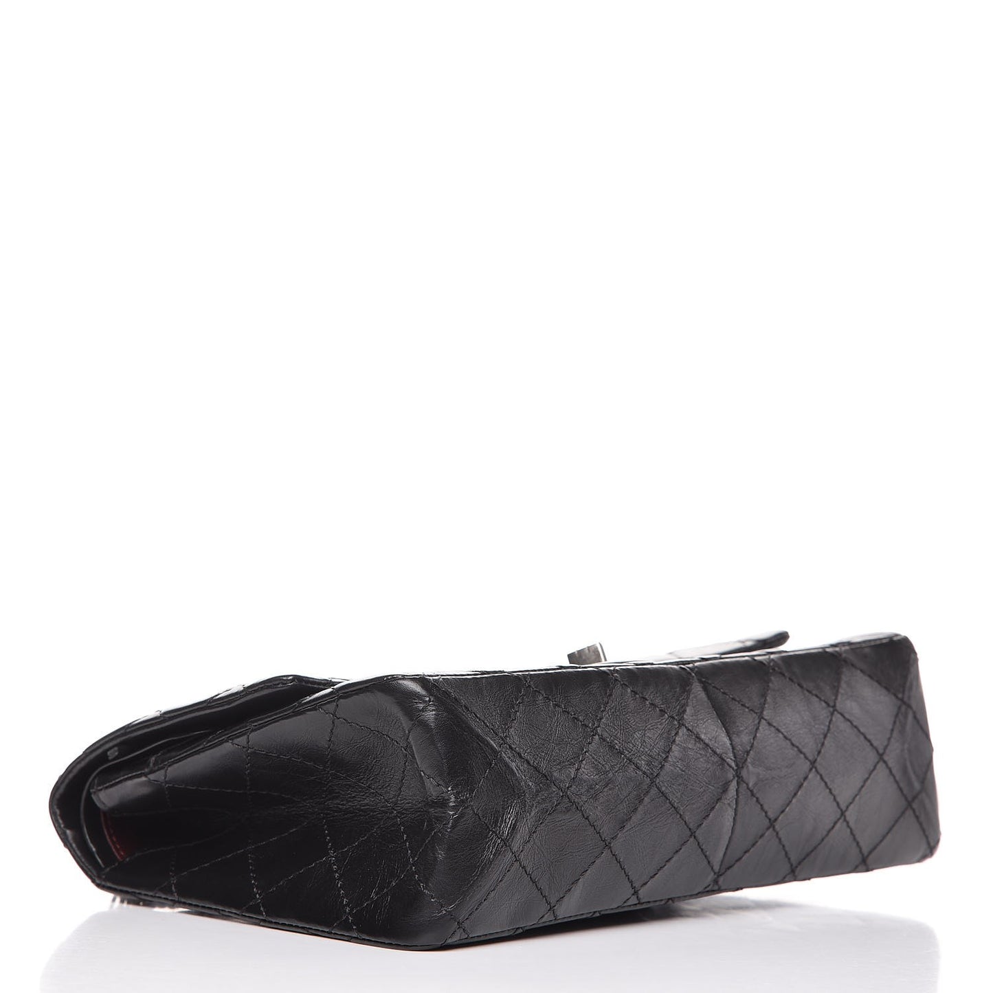 Aged Calfskin Quilted 2.55 Reissue 226 Flap Black