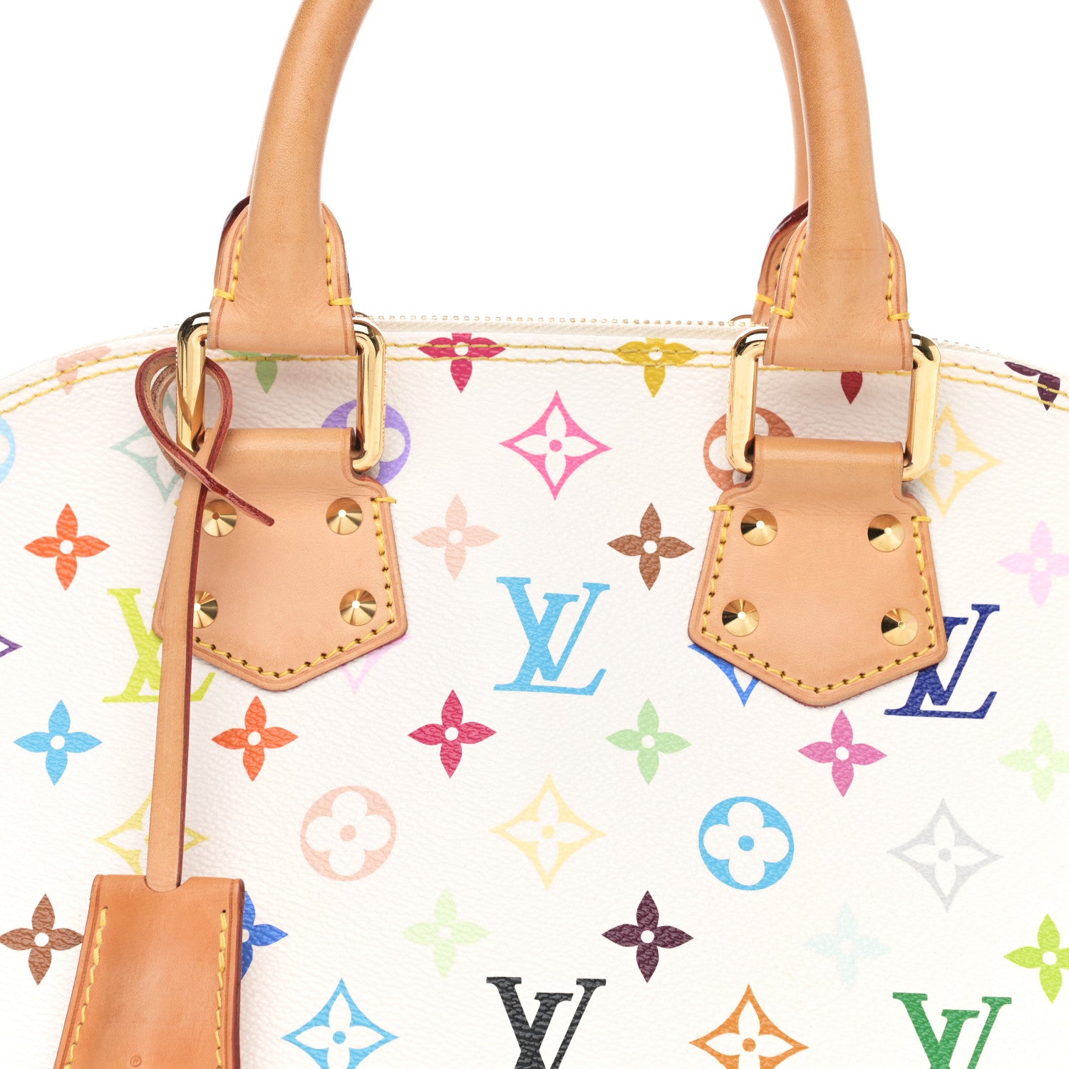Louis Vuitton Monogram Multicolor Alma PM White 7 of 11