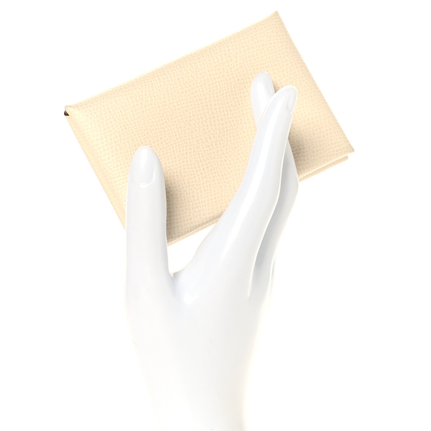 Hermes Epsom Verso Calvi Duo Card Case Nata Jaune Poussin 2 of 7