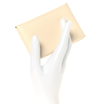 Hermes Epsom Verso Calvi Duo Card Case Nata Jaune Poussin 2 of 7