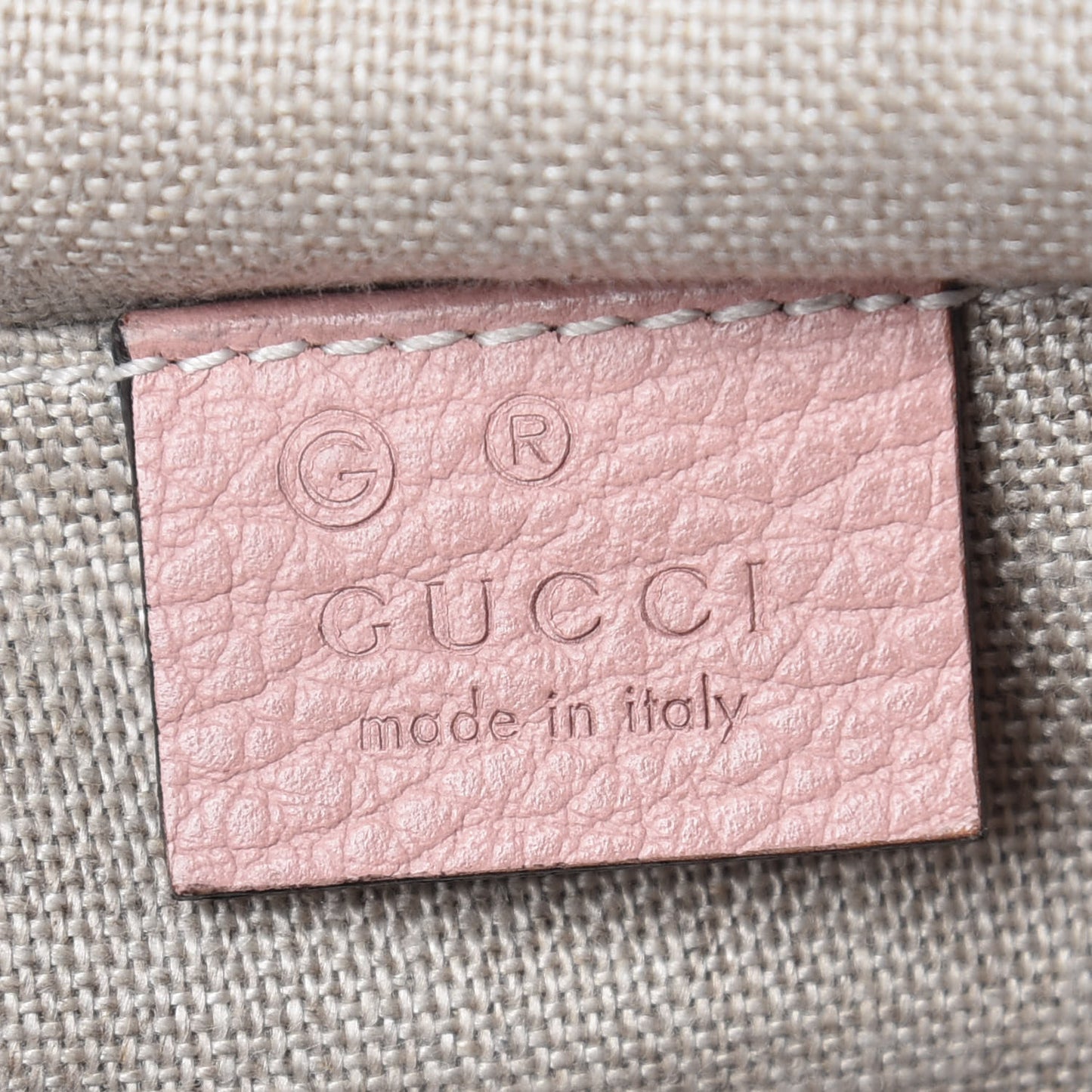 Monogram Mini Bree Messenger Bag Beige Soft Pink