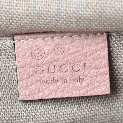 Gucci Monogram Mini Bree Messenger Bag Beige Soft Pink 6 of 7