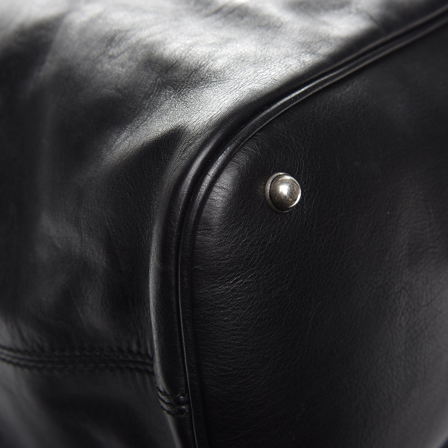 Soft Calfskin Icon Hobo Black