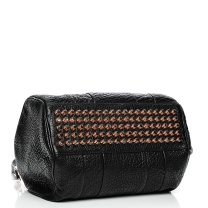 Alexander Wang Pebbled Lambskin Rocco Black Rose Gold Hardware 4 of 6