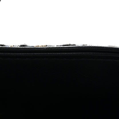 Christian Dior Oblique Saddle Chain Long Wallet Blue 13 of 15