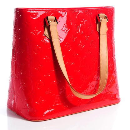 Louis Vuitton Vernis Houston Red 3 of 7