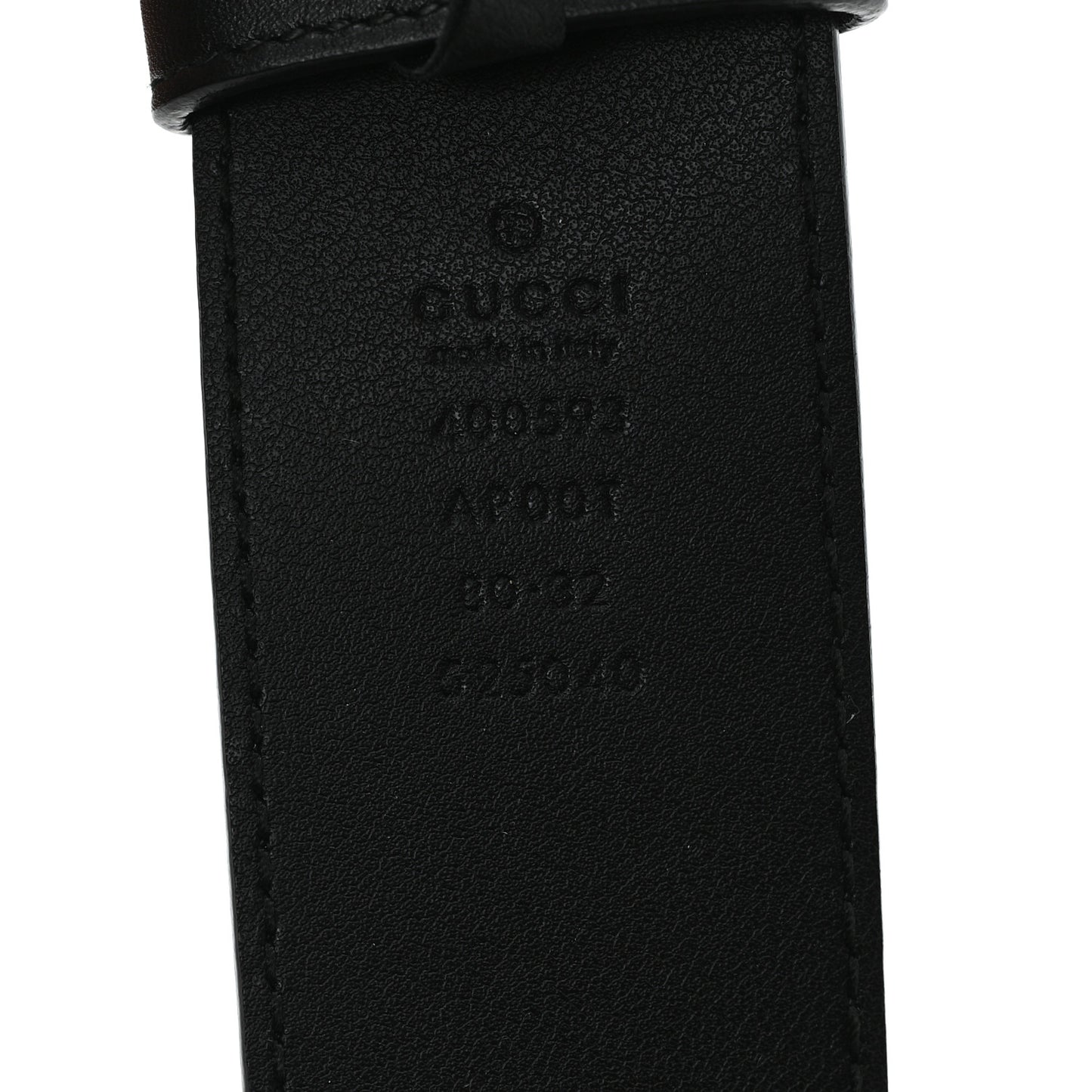 Calfskin Double G 40mm Belt 80 32 Black