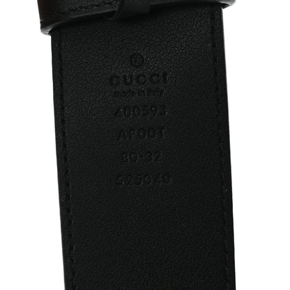 Gucci Calfskin Double G 40mm Belt 80 32 Black 3 of 4