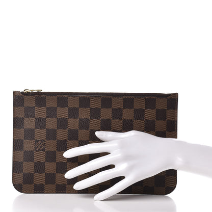 Louis Vuitton Damier Ebene Neverfull MM GM Pochette 2 of 9