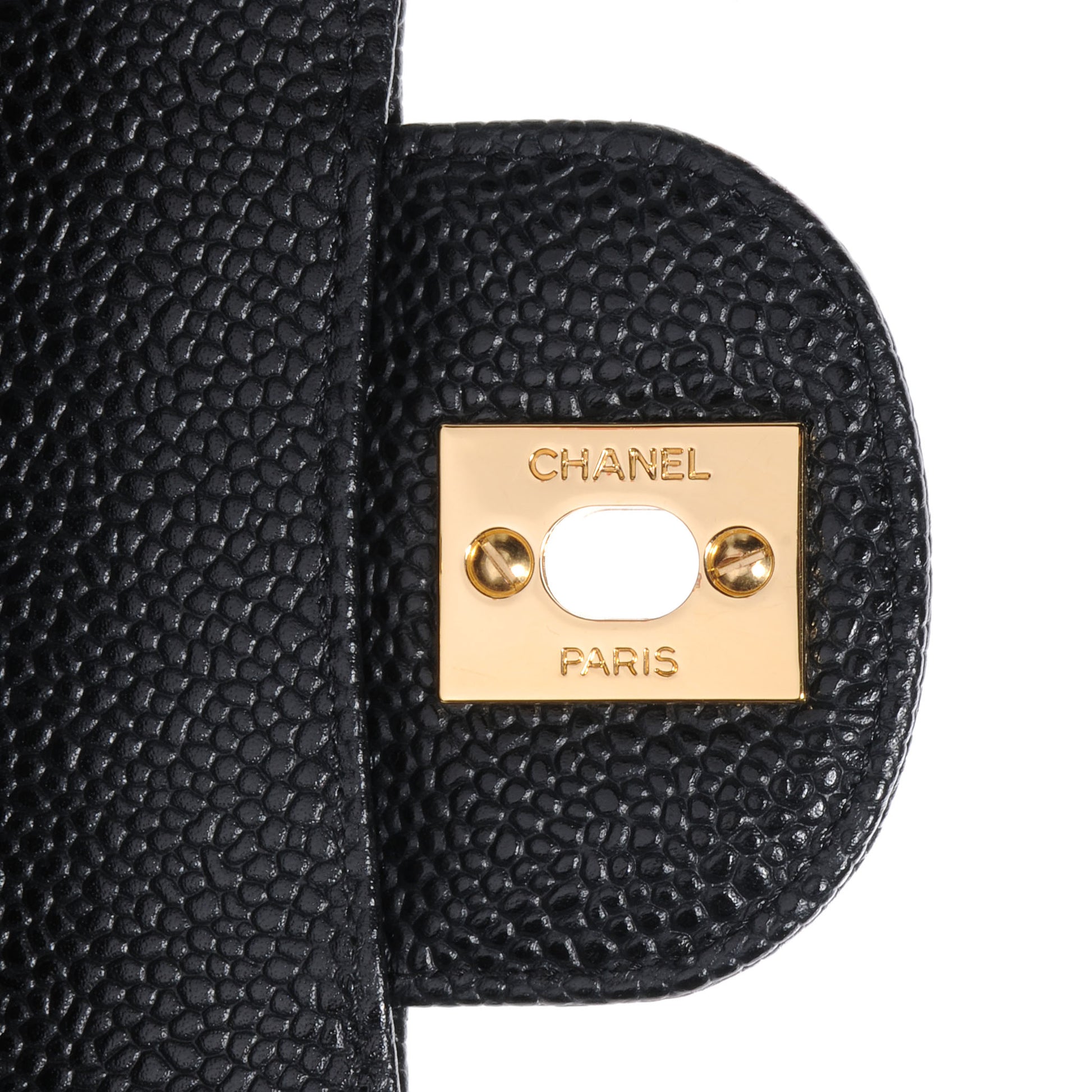Chanel Caviar Quilted Medium Double Flap Black 9 of 9