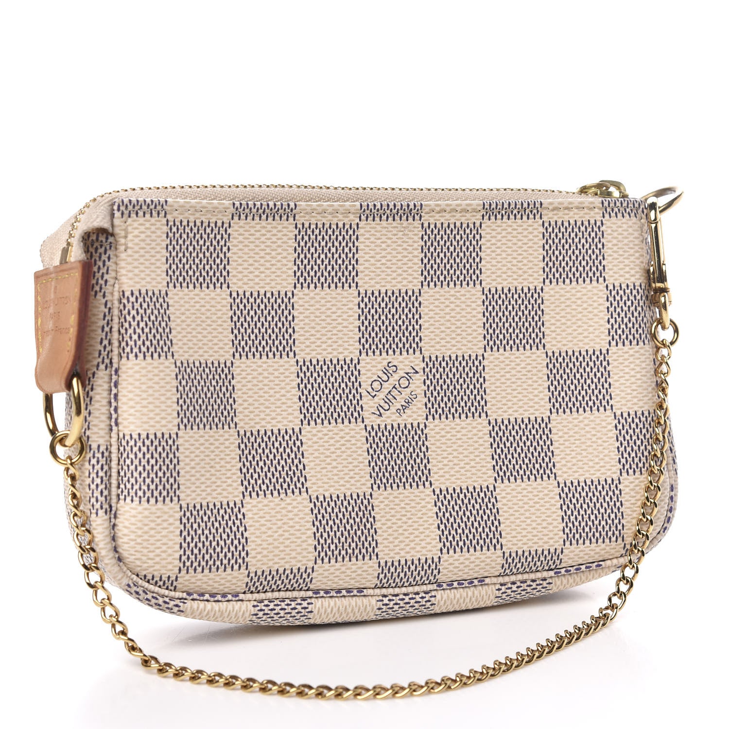 Louis Vuitton Damier Azur Mini Pochette Accessories 3 of 7