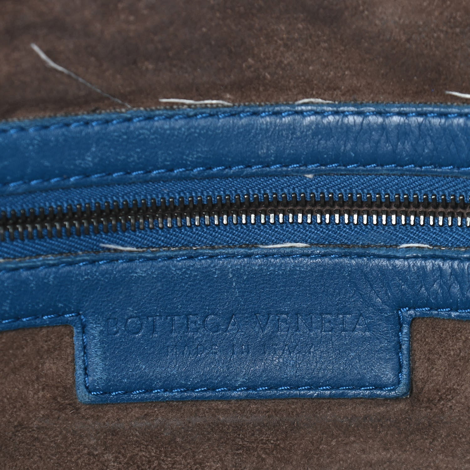 Bottega Veneta Nappa Intrecciato Nodini Bag Petrol Blue 5 of 10