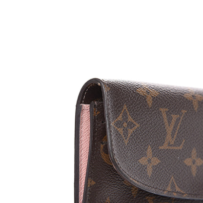 Louis Vuitton Monogram Emilie Wallet Rose Ballerine 6 of 11