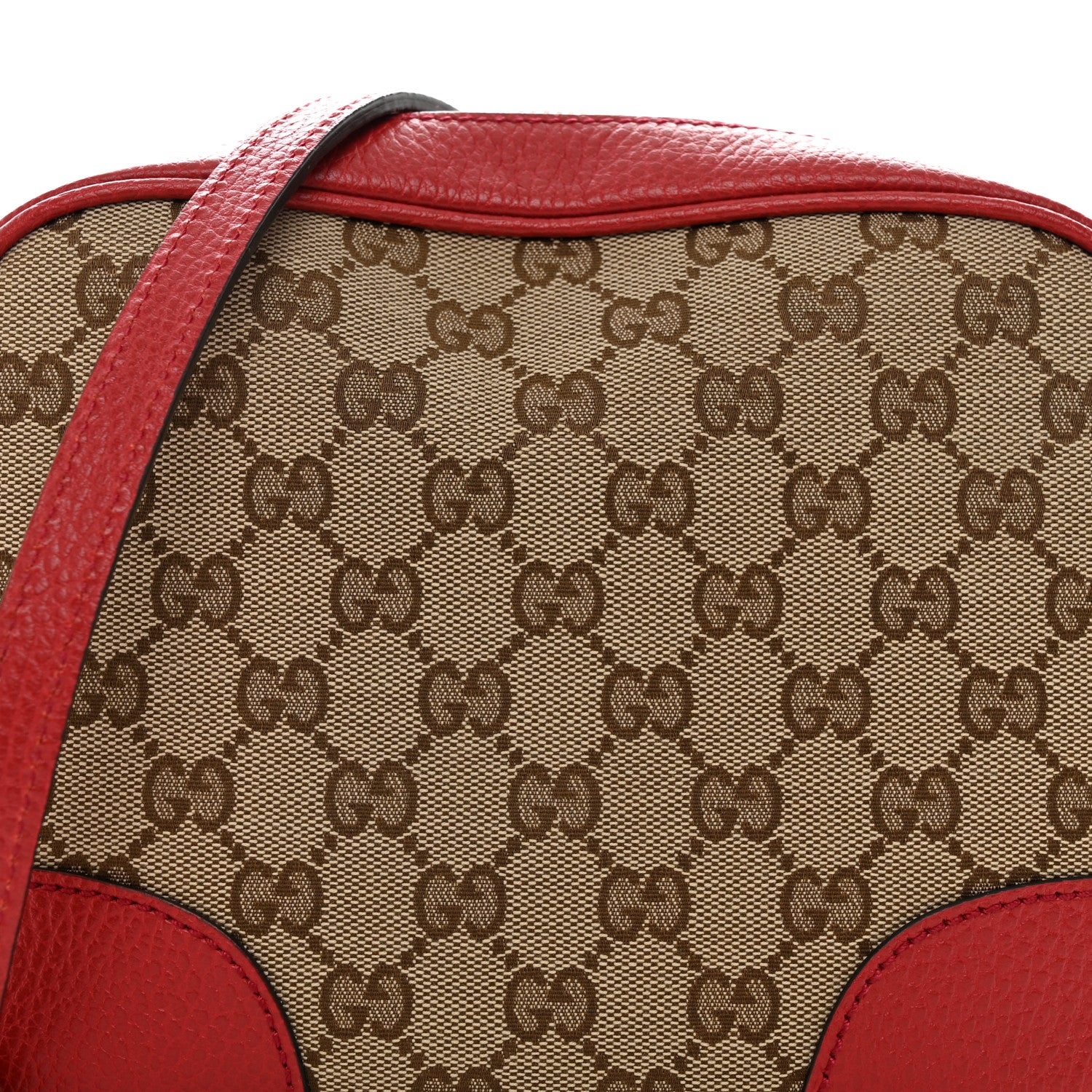 Gucci Monogram Mini Bree Messenger Bag Red 8 of 11