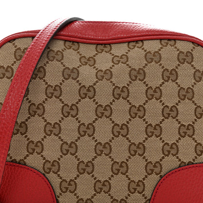 Gucci Monogram Mini Bree Messenger Bag Red 8 of 11