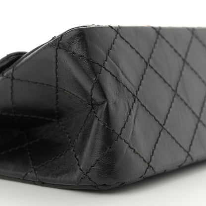 Chanel Aged Calfskin Quilted 2.55 Reissue Mini Flap Black 9 of 11