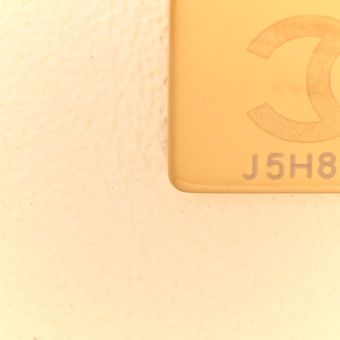 Lambskin Quilted Trendy Vanity Case White