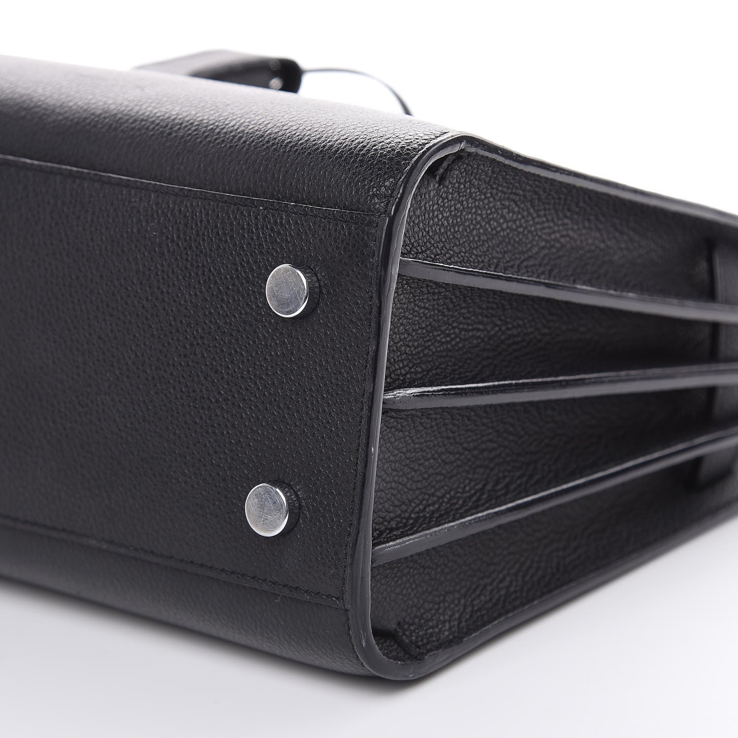 Saint Laurent Grained Calfskin Baby Sac De Jour Black 9 of 16