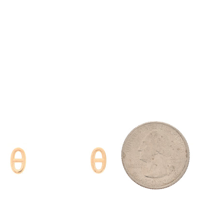 Hermes 18K Rose Gold TPM Farandole Stud Earrings 2 of 5