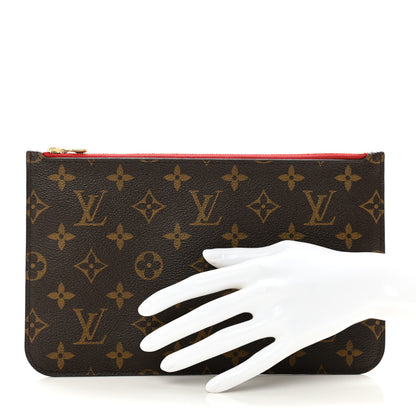Louis Vuitton Monogram Neverfull MM GM Pochette Cherry 2 of 7
