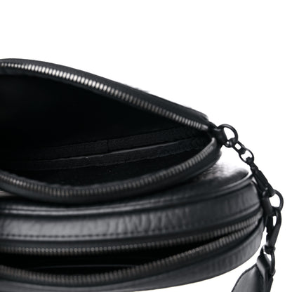 MCM Checkerboard Visetos Small Aren Multifunction Crossbody Pouch Black White 6 of 11