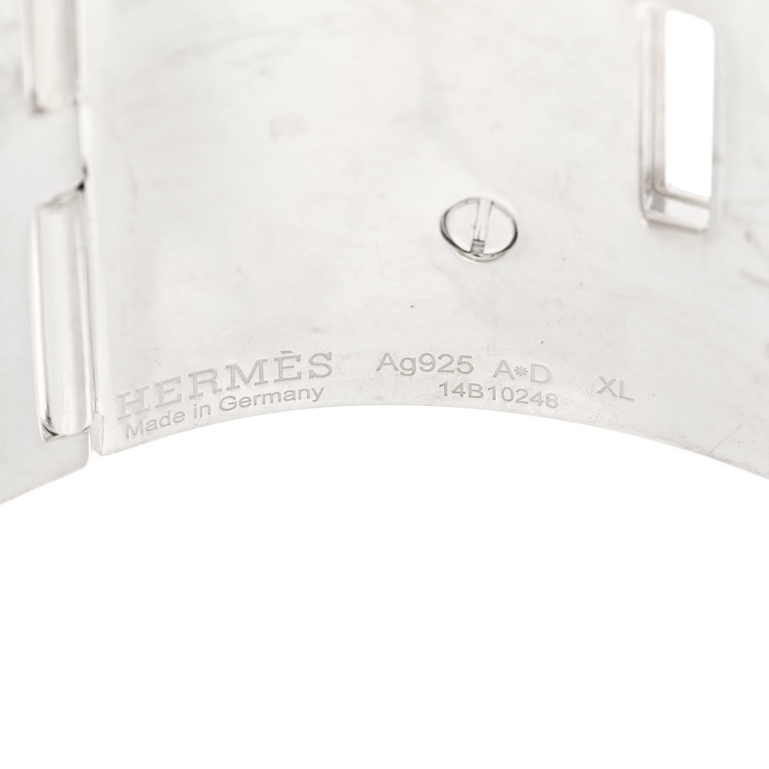 Hermes Sterling Silver Collier De Chien Bracelet XL 3 of 4