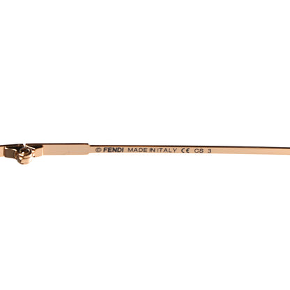 Fendi Metal Mirrored Eyeline Sunglasses FF 0193/S Matte Gold 5 of 7