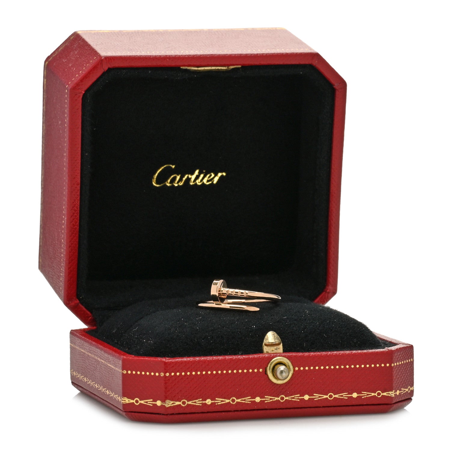 Cartier 18K Pink Gold Small Juste Un Clou Ring 54 6.75 5 of 5