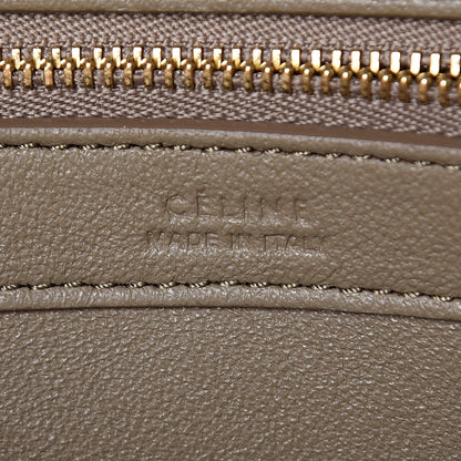 Celine Crocodile Embossed Nubuck Small Belt Cabas Phantom Beige 7 of 10