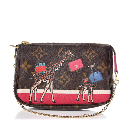 Louis Vuitton Monogram 2017 Christmas Animation Mini Pochette Accessories 1 of 9
